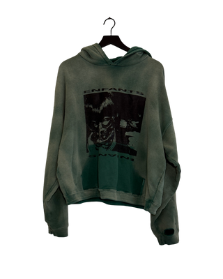 ERD Girl/Gun Green Hoodie