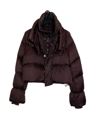 Rick Owens Puffer Jacket, Burgundy
