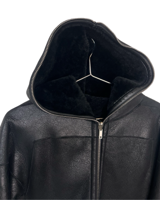 Rick Owens FW23 Reversible leather / shearling jacket