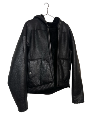 Rick Owens FW23 Reversible leather / shearling jacket