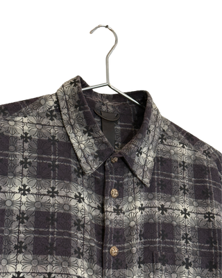 Chrome Hearts Plaid Flannel Button-Down