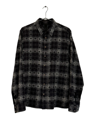 Chrome Hearts Plaid Flannel Button-Down