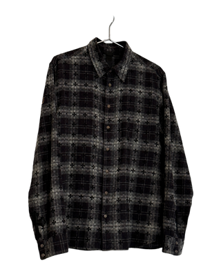 Chrome Hearts Plaid Flannel Button-Down