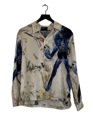 ERD Captain Beefheart Silk Button-Down Shirt