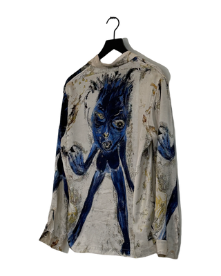 ERD Captain Beefheart Silk Button-Down Shirt