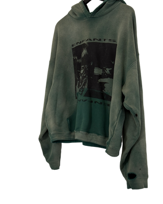 ERD Girl/Gun Green Hoodie