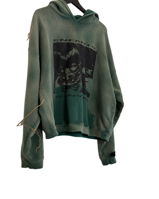 ERD Girl/Gun Green Hoodie