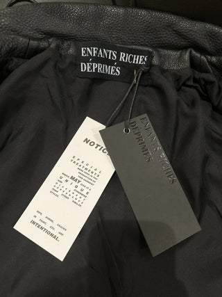 ERD Chessboard Leather Jacket